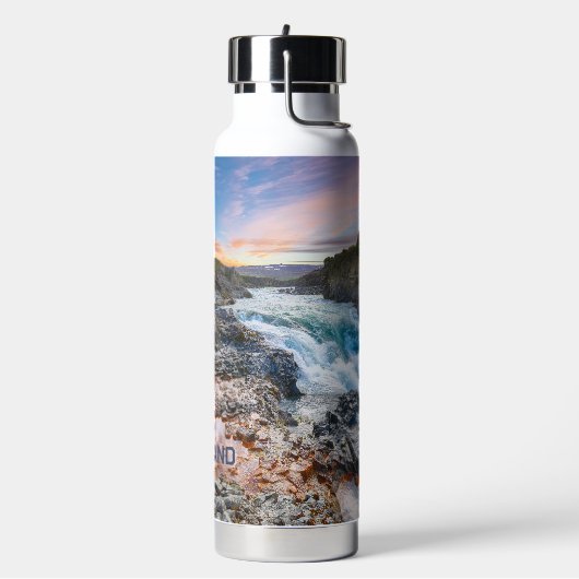 Eigen naam Geitafoss Waterfall, IJsland Waterfles (Links)