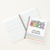 Eigen naam geregistreerd zuster RN Verpleeglijk Af Notitieboek (Binnen)