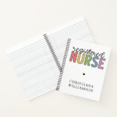 Eigen naam geregistreerd zuster RN Verpleeglijk Af Notitieboek (Binnen)