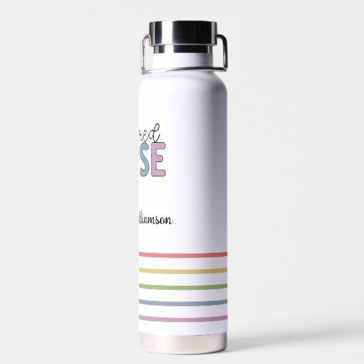 Eigen naam geregistreerd zuster RN Verpleeglijk Af Waterfles (Achterkant)