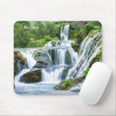 Eigen naam Gjain Waterfall, IJsland Muismat (Met muis)