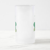 Eigen naam Gold Shamrock St Patrick's Day Matglas Bierpul (Center)