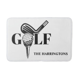 Eigen naam Golf Badmat