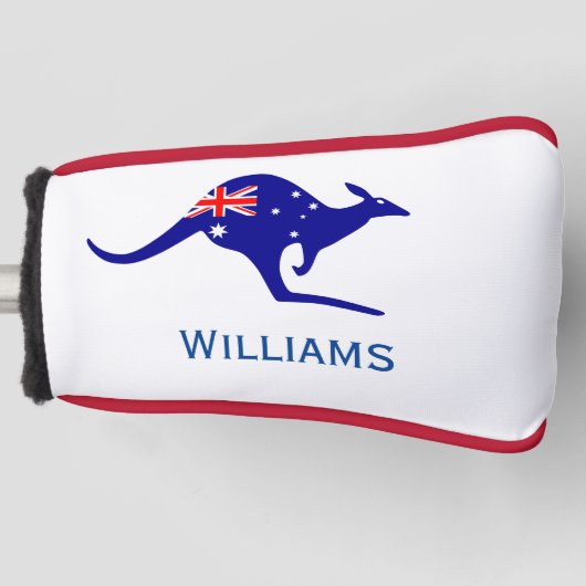 Eigen naam Golf Club Hoesje Golfheadcover (Voorkant)