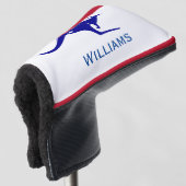 Eigen naam Golf Club Hoesje Golfheadcover (3/4 voorkant)