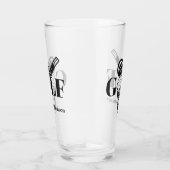Eigen naam Golf Glas (Rechts)