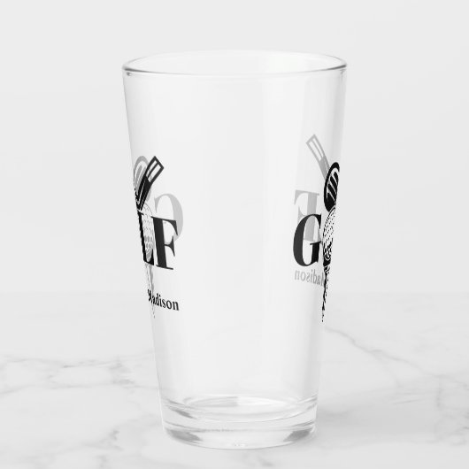 Eigen naam Golf Glas (Rechts)