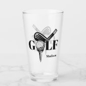 Eigen naam Golf Glas (Voorkant)