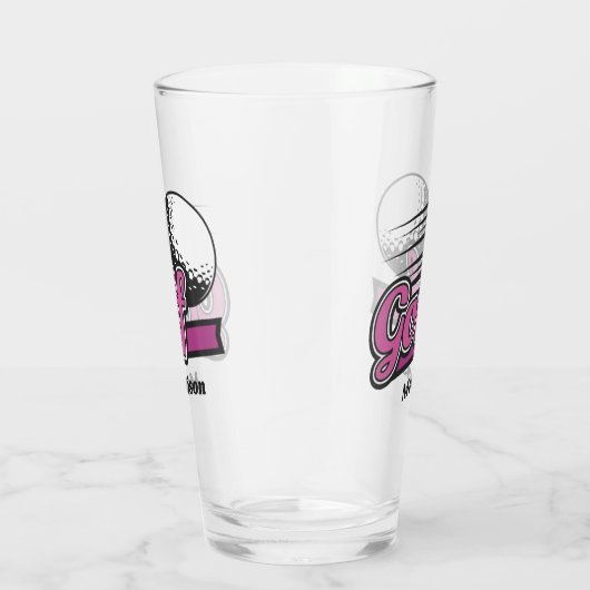Eigen naam Golf Glas (Rechts)
