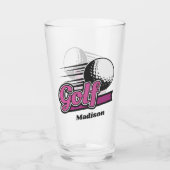 Eigen naam Golf Glas (Voorkant)
