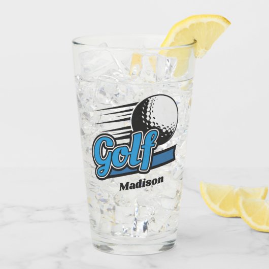 Eigen naam Golf Glas (Achterkant ijs)