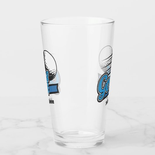 Eigen naam Golf Glas (Links)