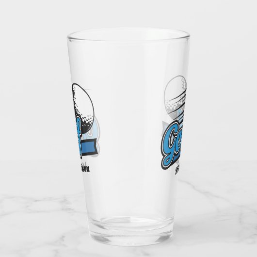 Eigen naam Golf Glas (Rechts)