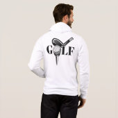 Eigen naam Golf Hoodie (Achterkant volledig)