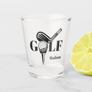 Eigen naam Golf Shot Glas