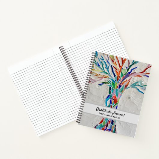 Eigen naam Gratitude Journal Notitieboek (Binnen)