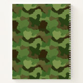 Eigen naam Groene Camouflage/Militaire Laptop Notitieboek (Achterkant)