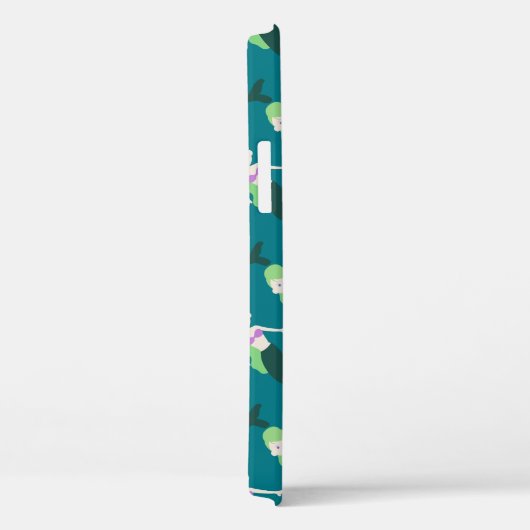 Eigen naam Groene Zeemeermin iPhone 12 Hoesje (Achterkant / Rechts)