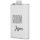 Eigen naam Groom Flask Heupfles (Links)