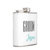 Eigen naam Groom Flask Heupfles (Rechts)