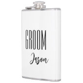 Eigen naam Groom Flask Heupfles (Links)