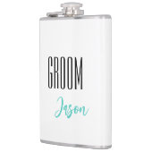 Eigen naam Groom Flask Heupfles (Links)