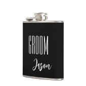 Eigen naam Groom Flask Heupfles (Links)