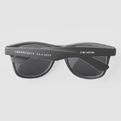 Eigen naam Groomsman Bachelor Party Zonnebrillen (Achterkant)