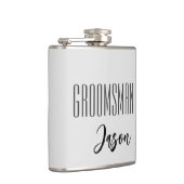 Eigen naam Groomsman-kolf Heupfles (Rechts)