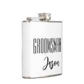 Eigen naam Groomsman-kolf Heupfles (Rechts)