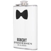 Eigen naam Groomsmen Wedding Party Heupfles (Links)