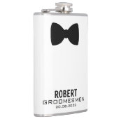 Eigen naam Groomsmen Wedding Party Heupfles (Rechts)