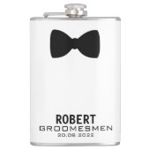 Eigen naam Groomsmen Wedding Party Heupfles (Voorkant)