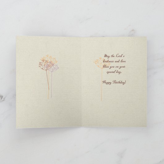 Eigen naam grootvader 76th Birthday Brown Kaart (Binnen)