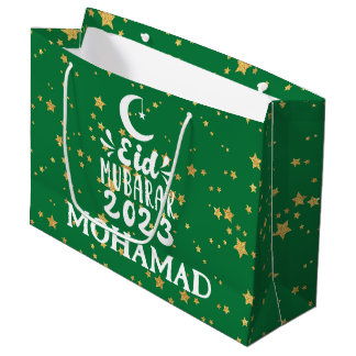 Eigen naam Grote Eid 2023 Gift Bag Groot Cadeauzakje