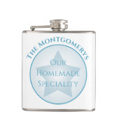 Eigen naam Guest Bedroom Specialty Pastel Star Heupfles (Voorkant)