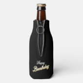 Eigen naam Happy Beerthday-flesje Flesjeskoeler (Fles Achterkant)