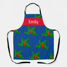 Eigen naam Holly verliest kerstSchort Schort