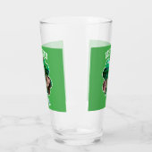 Eigen naam Ierse klaverfoto St Patricks Day Glas (Links)