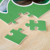 Eigen naam Ierse klaverfoto St Patricks Day Legpuzzel (Zijkant)