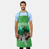 Eigen naam Ierse klaverfoto St Patricks Day Schort (Gedragen)