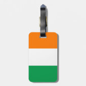 Eigen naam Ierse vlag Bagagelabel (Achterkant verticaal)