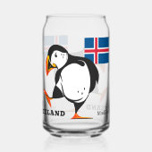 Eigen naam IJsland Blikvorm Glas (Voorkant)