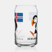 Eigen naam IJsland Blikvorm Glas (Links)