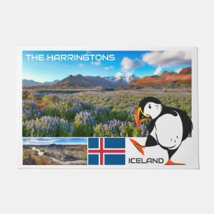 Eigen naam IJsland Deurmat