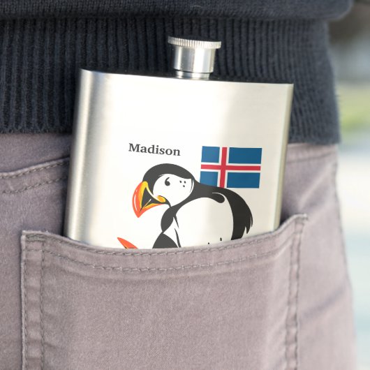 Eigen naam IJsland Flacon (Voorbeeld)