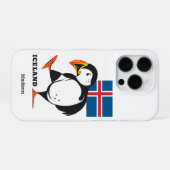 Eigen naam IJsland iPhone Hoesje (Achterkant horizontaal)