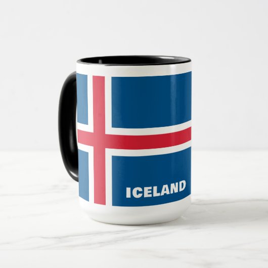 Eigen naam IJsland Mok (Voorkant links)