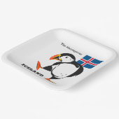 Eigen naam IJsland Papieren Bordje (Gebogen)