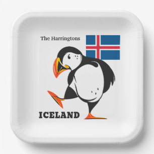 Eigen naam IJsland Papieren Bordje